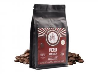 Kávy Pitel PERU America Čerstvě pražená zrnková káva 250g