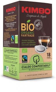 Kimbo BIO Organic Fairtrade Kávové E.S.E. PODy 18ks