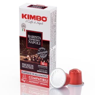 Kimbo Espresso BARISTA NAPOLI ALU Kapsle do Nespresso 10 ks