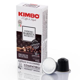 Kimbo Espresso BARISTA Ristretto ALU Kapsle do Nespresso 10 ks