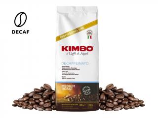 Kimbo Espresso Decaf Bezkofeinová zrnková káva 500 g