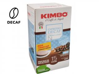 Kimbo  Espresso DECAF Bezkofeinové Kávové E.S.E. PODy 15ks