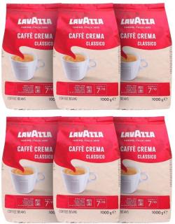 Lavazza Caffé CREMA Classico zrnková káva  6x1kg