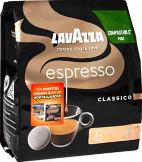 Lavazza Espresso Classico kávové senseo PODy 36ks