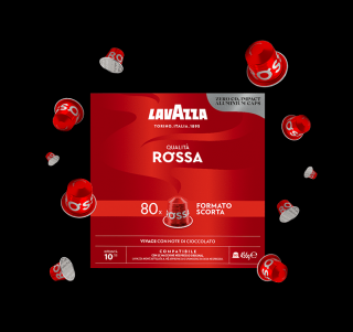 Lavazza Qualita Rossa Alu Kapsle do Nespresso 80ks