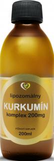 Lipozomální kurkumín komplex 200mg 200 ml