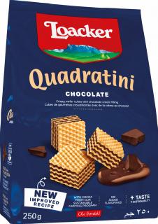 Loacker Quadratini CHOCOLATE oplatky 250 g