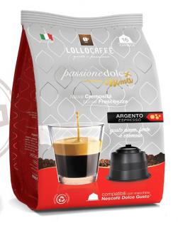 Lollo caffé ARGENTO espresso do Dolce Gusto 16ks kapslí