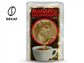 Manaresi Decaffeinato bezkofeinová mletá káva 250g