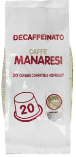 Manaresi Decaffeinato  Bezkofeinové kávové kapsle do Nespresso® 20ks