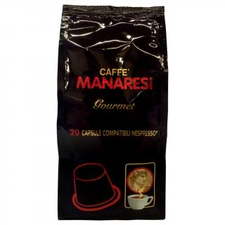 Manaresi Gourmet  kávové kapsle do Nespresso® 20ks