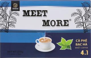 Meet More 4in1 MINT instantní ochucená káva 270g