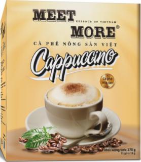 Meet More Cappuccino instantní ochucená káva 270g
