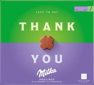 Milka Thank You bonboniéra, kakaová náplň 110 g