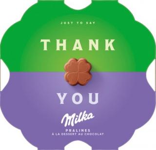 Milka Thank You bonboniéra, kakaová náplň 44 g