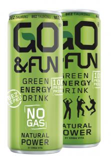 Mix pack energetický nápoj Go & Fun (12 kusů)