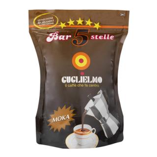 Mletá káva Guglielmo Bar 5 Stelle moka 250g