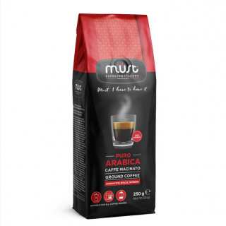 Must Puro Arabica 250g - 100% Arabica Mletá káva