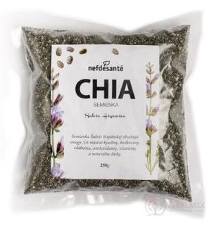 Nefdesanté Chia semínka semena Šalvěje (Salvia Hispanica) 250 g