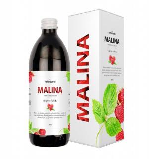 Nefdesante MALINA 100% šťáva z plodů maliny s přídavkem vitamínu C 500 ml
