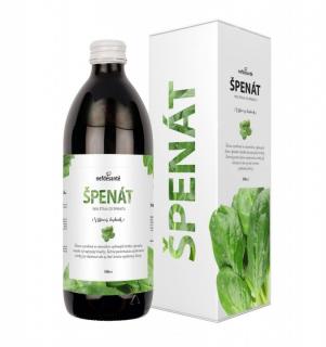 Nefdesante Špenát 100% šťáva ze špenátu setého s přídavkem vitamínu C 500 ml