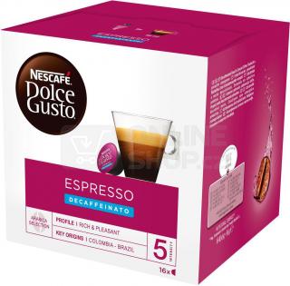 Nescafé Dolce Gusto Espresso Decaffeinato kávové kapsle 16 ks
