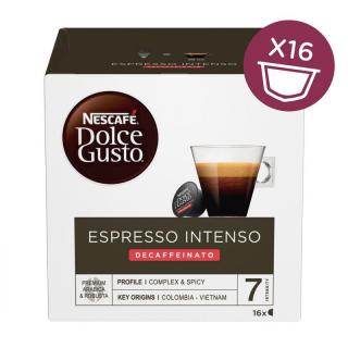 Nescafé Dolce Gusto Espresso Intenso bezkofeinové DECAFFEINATO 16kusů kapslí