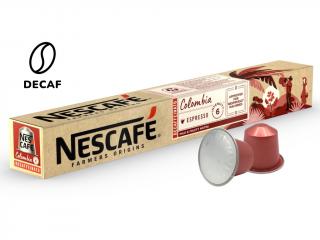 NESCAFÉ® Farmers Origins Colombia DECAF Bezkofeinové kapsle do Nespresso® 10 ks