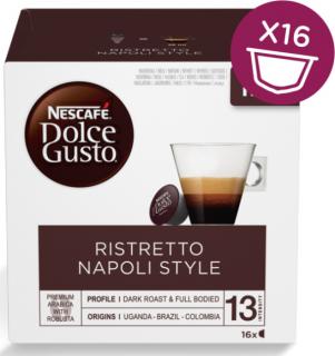 Nescafé Kávové kapsle Dolce Gusto Ristretto Napoli Style 16 ks