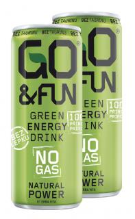 Nesycený energetický nápoj Go & Fun 330 ml (balení 12 kusů)