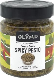 Olymp pesto ze zelených oliv pikantní 180 g