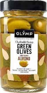 Olymp Zelené olivy s mandlí 320g