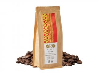 Oro Caffe 100% Arabica Etiopia  zrnková káva 250 g
