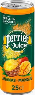 Perrier & Juice – Ananas & Mango slim can 250ml