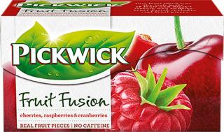 Pickwick Fruit Fusion Čaj maliny s třešněmi a brusinkami 20x 2g