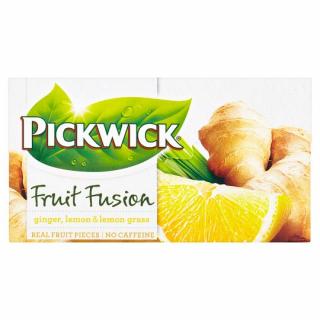 Pickwick Fruit Fusion Čaj se zázvorem a citrónem s citrónovou trávou 20x 2g