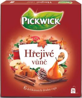 Pickwick Mixbox Hřejivé vůně limitovaný zimní mix čajů 36ks 58g