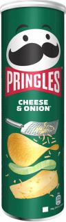 Pringles chipsy Cheese and Onion sýr a cibulka 165g