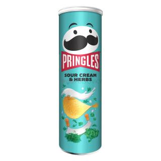 Pringles Sour Cream & Herbs smetana a bylinky 165g