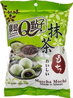 Qmochi Japonské Koláčky s matcha příchutí 120 g