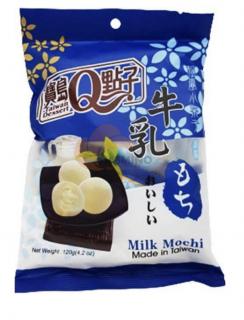 Qmochi Japonské Koláčky s mléčnou příchutí 120g