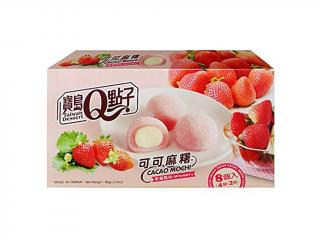 Qmochi Japonské Koláčky s příchutí jahodovou 80g