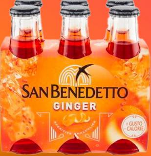 San Benedetto Bitter Ginger Nealkoholický Aperitiv 98ml 6ks