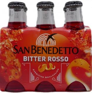 San Benedetto Bitter Rosso Nealkoholický Aperitiv 98ml 6ks
