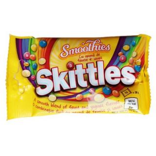 Skittles Smoothies žvýkací bonbóny s ovocnými a jogurtovými příchutěmi 38g