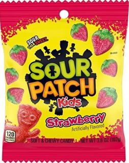 Sour Patch Kids Strawberry žvýkací bonbony 102 g