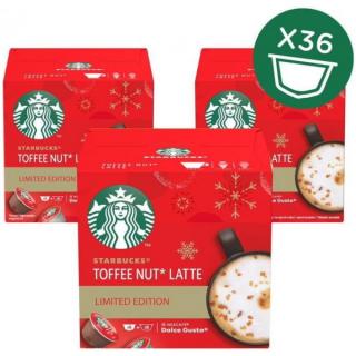 Starbucks Toffee Nut Latte by NESCAFE Dolce Gusto limitovaná edice. Kávové kapsle 3 x 12 kapslí