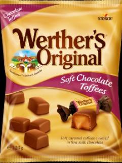 Storck Werther's Original měkké karamely v mléčné čokoládě 70g