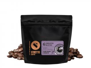 Stretto Coffee 6 Origins Blend  Čerstvě pražená zrnková káva 250g