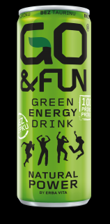 Sycený energetický nápoj Go & Fun 250 ml